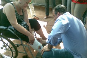 2008 - Campanário -  Entrega de cadeira de rodas